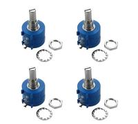 Pyugxab 4 potenciómetros de precisión 3590S-2-502L 5K Ohm 10 vueltas de alambre giratorio enrollado, 750139042