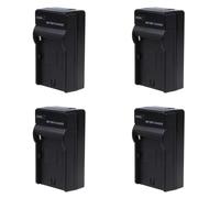 Pyugxab 4 x fuente de alimentación del cargador para NP-FM30 / NP-FM50 / NP-FM70 / NP-FM90 / NP-FM55H / NP-FM500H / NP-F550 / NP-F750 / NP-F770 / NP-F960