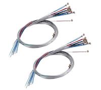 Pyugxab 40 cuerdas para violín E-A-D-G núcleo de acero + níquel exquisitas cuerdas accesorios