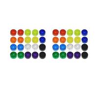 Pyugxab 40 Piezas Coloridas Pedal de Efecto de Guitarra Pedal Topper Pie Clavo Tapa de Protección para Tapa de Protección de Pedal de Efecto de Guitarra