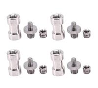 Pyugxab 4piezas 1/4 Pulgada 3/8 Pulgada Tornillos de Trípode A Base de Lampara Adaptador de Soporte de Cámara de Paraguas