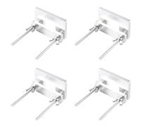 Pyugxab 4X Abrazadera de InstalacióN de Cuello de ViolíN 4/4 Accesorio de Cabeza de ViolíN Clip Fijo y ÁNgulo de Montaje de DiapasóN Herramienta de MedicióN Precisa