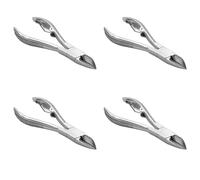 Pyugxab 4X CortaúñAs Profesionales para Pies y UñAs Cortadoras de Podantes Paroniquia Pinzas Podología Podología de Pie Inoxidable Herramientas para el Cuidado de los Pies
