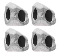 Pyugxab 4X DecoracióN del Acuario de la Cueva Refugio de CríA DecoracióN de Pecera de Piedra de