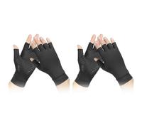 Pyugxab 4X Guantes de CompresióN para Artritis Guante de Confort de Fibra de Cobre para Artritis para Artritis Reumatoide TúNel Carpiano Terapia de MuñEca