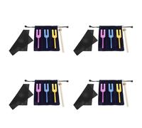 Pyugxab 4X Juego de Diapasones 4096 Hz 4160 Hz 4225 Hz Juego de Diapasones para Curación de Sonido, Instrumentos Musicales