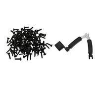 Pyugxab 50 tornillos de golpeador de 3 mm para guitarra estilo Strat y 1 bobinador de cuerdas de clavija de guitarra + extractor de de cuerda + cortador de cuerdas