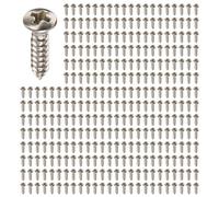 Pyugxab 500 Piezas Tornillos para Golpeador de Guitarra y Bajo para Strat & Tele, Plata