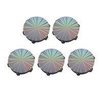 Pyugxab 5piezas 8 Pulgadas Pandereta de Madera Campana Tambor de Mano Cabeza Reflejo Instrumento de PercusióN Juguete Baile Canto AcompañAmiento