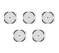 Pyugxab 5X Accesorios de Reloj Movimiento VX33E VX33 Movimiento de Cuarzo con Ventana de Calendario Doble de Sin Pilas