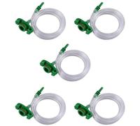 Pyugxab 5X Adaptador de Jeringa Dispensador de 30CC-50CC la Tuberia de Aire de Plastico Transparente Pegamento