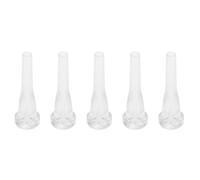 Pyugxab 5X Boquilla de Trompeta de ABS 3C TamañO para Principiantes de Accesorios de Trompeta Musical Piezas o Ejercitador de Dedos,
