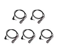 Pyugxab 5X Cable De Registro De Guitarra Cable Piezoeléctrico Clavija Final Adaptador De Guitarra De Enchufe Cable De Instrumento Estéreo
