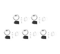 Pyugxab 5X EQ-4T Preamplificador EQ de 4 Bandas con Sintonizador para Guitarra AcúStica con Sintonizador LCD y Control de Volumen Preamplificador de Guitarra Eléctrica