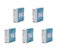 Pyugxab 5X MDR-20 12V 20W Din Fuente de Alimentación de Carril Ac/Dc Fuente de Alimentación del Regulador de Voltaje del Conductor 110V 220V