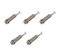 Pyugxab 5X Mono Entrada Salida Roscado Guitarra Barril Jack 1/4 Pulgadas