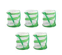 Pyugxab 5X Pequeño Religiosa Insecto Mariposa Jaula Desplegable Caja de La Carcasa