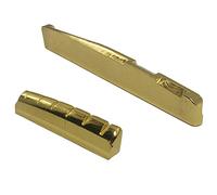 Pyugxab 6 de puente de guitarra, 6 clavijas de cobre con piezas de repuesto para guitarra acústica eléctrica y 1 juego de tuerca de puente de guitarra acústica de latón de 6 cuerdas y sillín