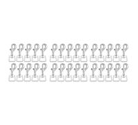 Pyugxab 60 Piezas Una Presión para Vinculación Collar Correa Perro, Giratorio Alta Resistencia, Hebilla Perno de Ojo, Clip Gatillo para Hebilla de para Mascotas