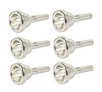 Pyugxab 6X 12C Pequena Cana Trombon Plata Boquilla