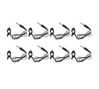 Pyugxab 8 micrófonos de contacto piezoeléctricos universales para guitarra acústica, color negro