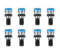 Pyugxab 8X Bt40-Nt40 Perno de Tracción, Convertidor Bt40-Nt40, Soporte Bt40 Convertido en Soporte Nt40, Rosca de Barra de Tiro