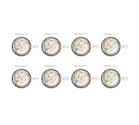 Pyugxab 8X NH35 Movimiento Día Fecha Fijación Reloj MecáNico Automático de Alta Precisión MuñEca con Movimiento Reloj Vástago de Acero