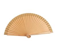 Pyugxab Abanico plegable de madera , moderno, clásico, actuaciones de danza, abanico de mano, arte artesanal, F