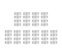 Pyugxab Anillo de Tarta de Acero Inoxidable de 40 Piezas Anillo de Mousse de Pastel Perforado Resistente Al Anillo de Tarta Redondo Doble Enrollado Molde de Metal de 10 cm