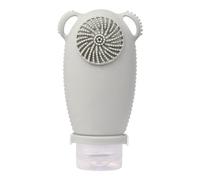 Pyugxab Botella de Viaje de Silicona Recargable, Cepillo de Limpieza, de Champú Portátiles, Loción, Contenedor de Cosméticos C