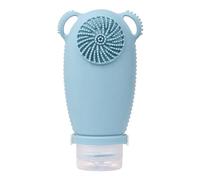 Pyugxab Botella de Viaje de Silicona Recargable, Cepillo de Limpieza, de Champú Portátiles, Loción, Contenedor de Cosméticos e