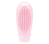 Pyugxab Botella de Viaje de Silicona Recargable, Cepillo de Limpieza, de Champú Portátiles, Loción, Envases de Cosméticos C