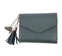 Pyugxab Cartera de simple para mujer, monedero, tarjetero, #2 (verde), Green, 11*9cm