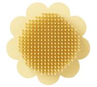 Pyugxab Cepillo de champú de silicona para , cepillo de silicona exfoliante para ducha, cuidado del baño, herramientas domésticas para masaje del cabelludo, amarillo