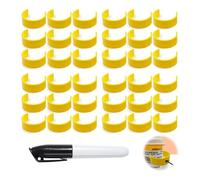 Pyugxab Clip para Botella de Medicamento, Clip para Etiqueta de Botella de Medicamento, Fácil de Identificar el Medicamento - Botella con Etiqueta A