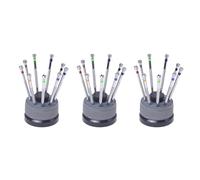 Pyugxab Conjunto de Herramientas de 27 Destornilladores y 27 Base de Reserva Lame para Relojes Herramientas de Relojeria