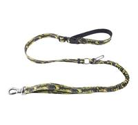 Pyugxab Correa para Perros A Prueba de Explosiones Correa para Mascotas Cintura Bandolera Manos Correa para Perros Camuflaje Verde