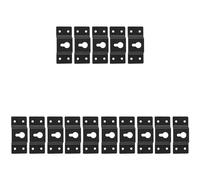 Pyugxab DIY Audio Caja de Sonido Altavoz Montaje en Pared Gancho de Hierro Placa de Suspensión 15 Uds