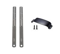 Pyugxab Extractor de trastes de guitarra, herramienta de reparación de diapasón con 1 cubierta de acero para guitarra eléctrica y 2 tornillos