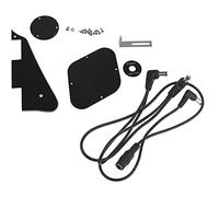 Pyugxab Golpeador/cavidad/cubiertas de interruptor/placa selectora de /soporte/tornillos con 5 cables de pedal de efecto de guitarra