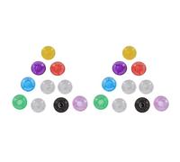 Pyugxab Juego de 20 protectores de botones para pedal de guitarra con forma de