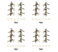 Pyugxab Juego de Guitarra Acústica Clásica de 8 Piezas Clavijas de Afinación Llaves Sintonizadores de Cabezales de Máquina