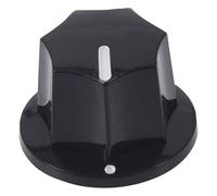 Pyugxab KnPfe - Botones (plástico, 3 unidades), color negro