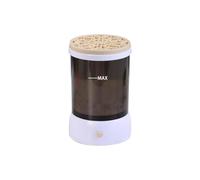 Pyugxab Limpiador de Brochas de Maquillaje, Máquina Limpiadora de Brochas Maquillaje Eléctrica + Alfombrilla Limpiadora Brochas de Maquillaje para Brochas Maquillaje de Todos los Tamaños B