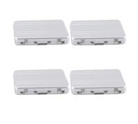 Pyugxab Maleta para dinero como regalo de dinero, 4 piezas, maletín para tarjetas de visita, mini maletín, maletín de dinero como regalo de dinero o para , plata