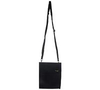 Pyugxab Mini bolsa de viaje multifunción para tarjetas de mensajero, collar colgante, paquete de pasaporte, color negro, Black