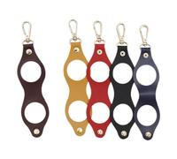 Pyugxab Mini pelota de golf de piel sintética ahuecada casual para pelota de golf, pequeña bolsa de almacenamiento para colgar en la cintura con bolsa de hebilla de metal