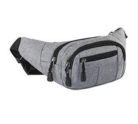 Pyugxab Moda Unisex Cintura Paquetes de Cintura Bolsa Mujer Cintura Banda Banana Cintura Gurtel Bolsa Hombres Mujeres, gris