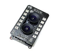 Pyugxab Módulo de Cámara Binocular de Reconocimiento de 2 MP, Visión por Infrarrojos de 850 NM, Unidad Libre de Seguridad CMOS HD