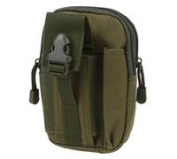 Pyugxab Molle - Riñonera para hombre, para deportes al aire libre, casual, para teléfono móvil, color verde, Verde